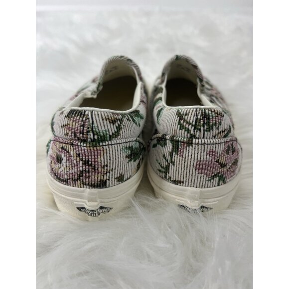 Vans Classic Slip On Floral Tapestry Sneaker Shoes Womens Size 8.5 New No Box - Picture 5 of 9